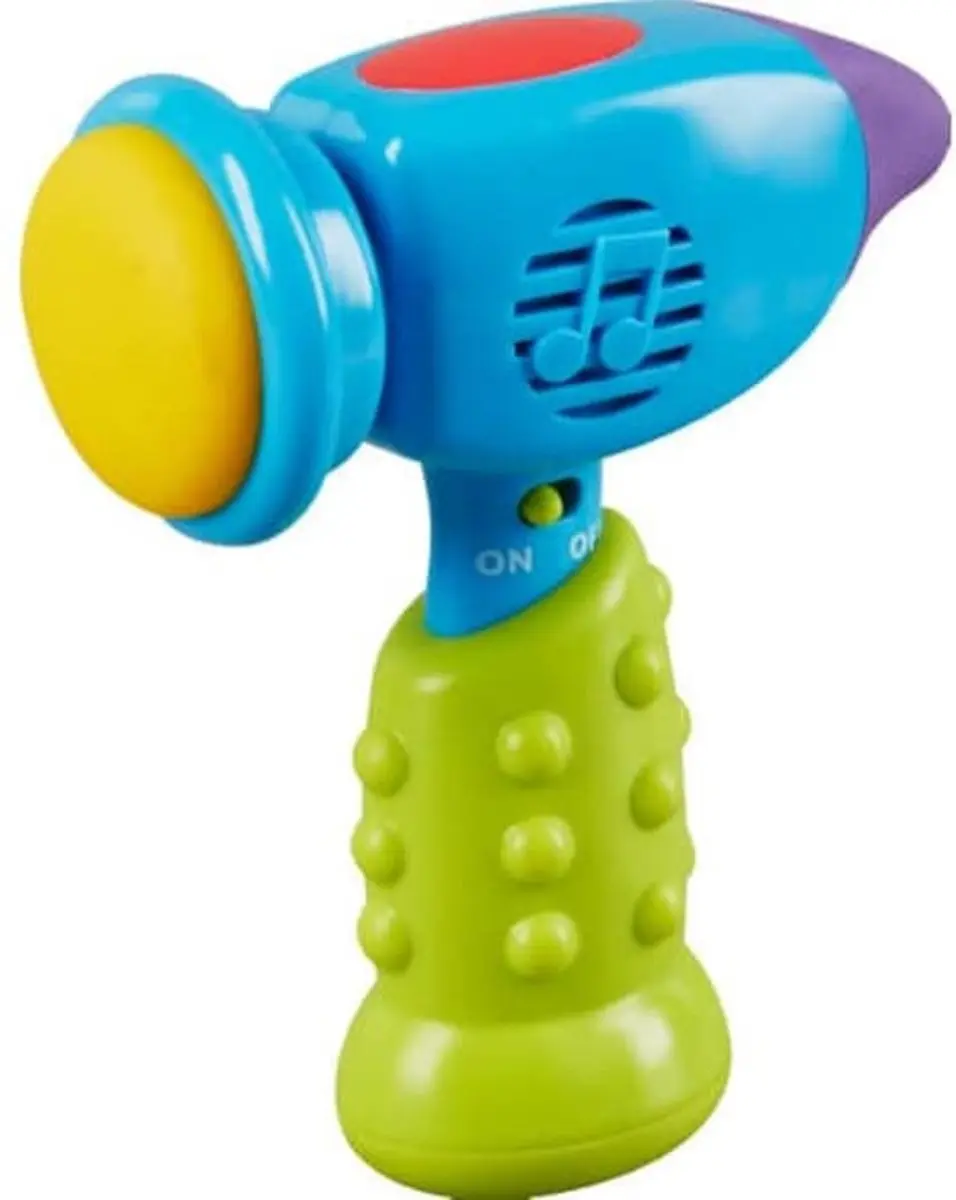 Playgro Learn Interactieve Speel- en Leerhamer - 1-3 Jaar - Groen/Blauw/Rood/Paars
