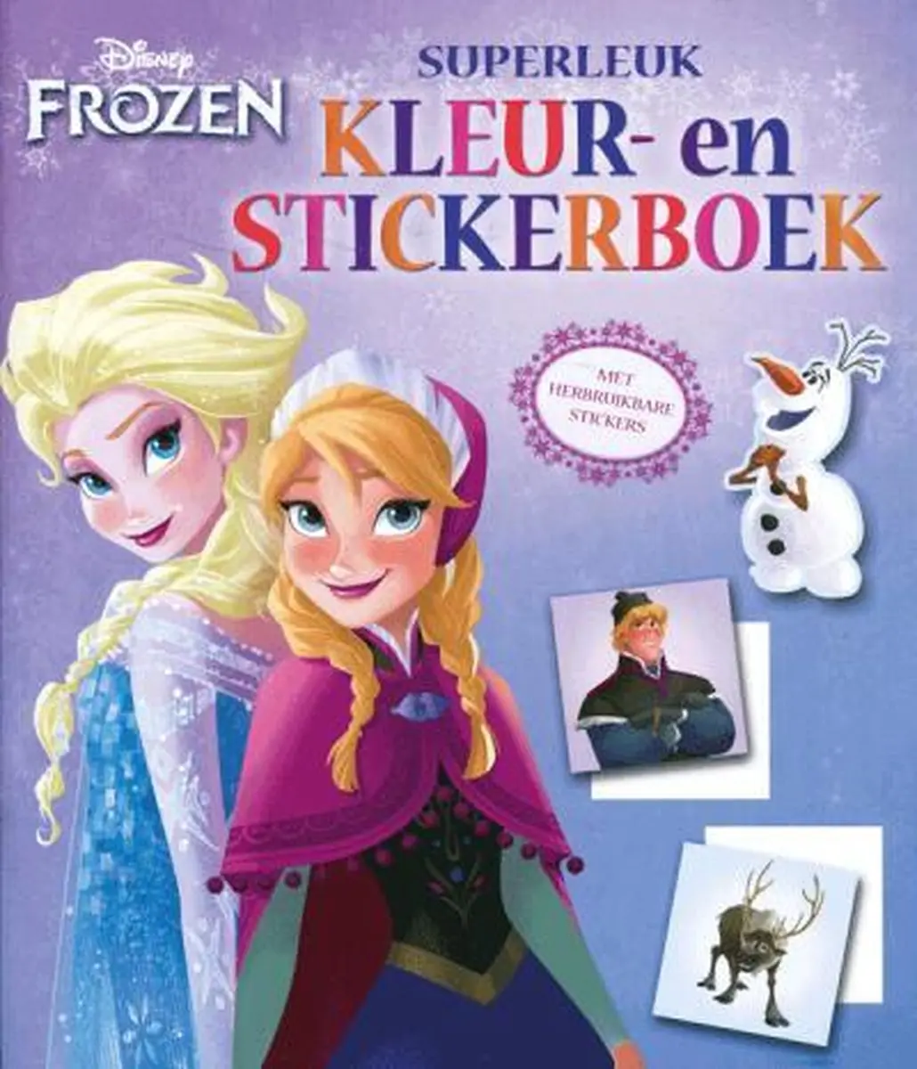 Disney Frozen Kleur- en Stickerboek