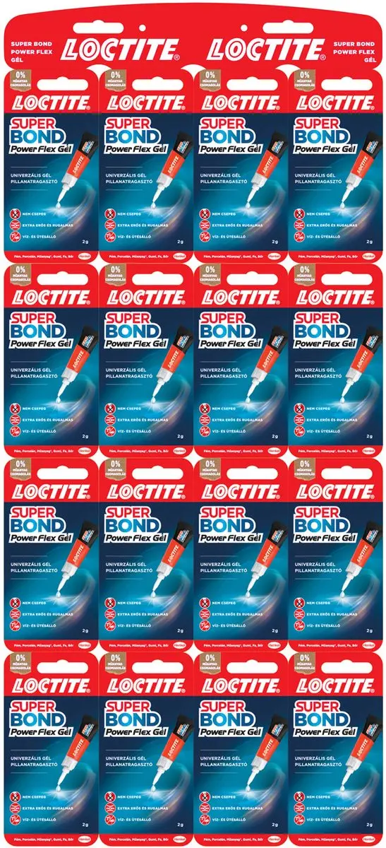 Loctite Super Bond Gel Superlijm - 2g - 16 Stuks