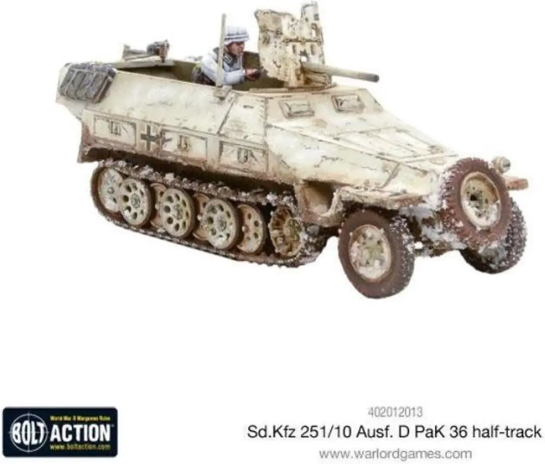 Warlord Games Sd.Kfz 251/10 Ausf D Half Track - 37mm Pak