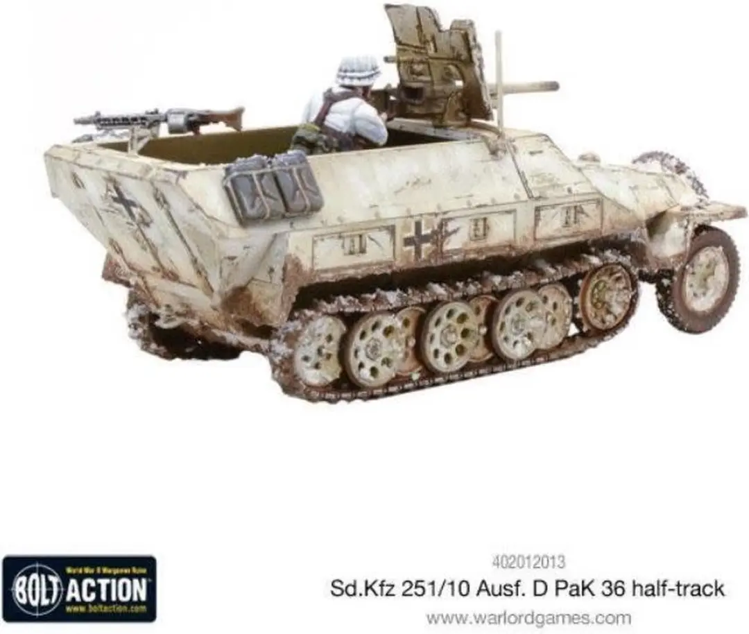 Warlord Games Sd.Kfz 251/10 Ausf D Half Track - 37mm Pak