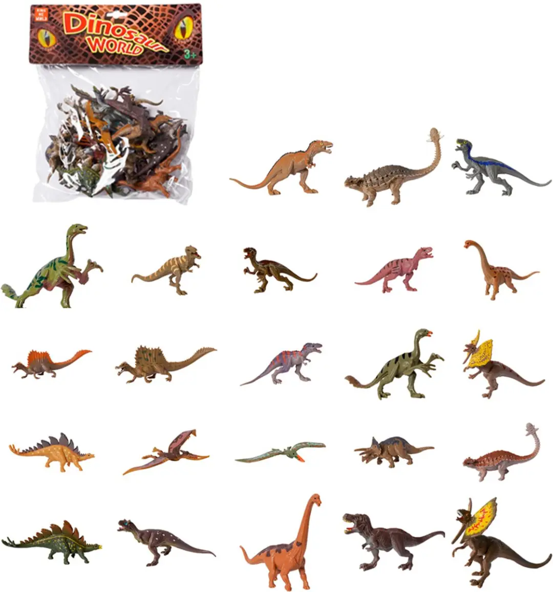 PIA Soft Toys Dino Speelfiguren