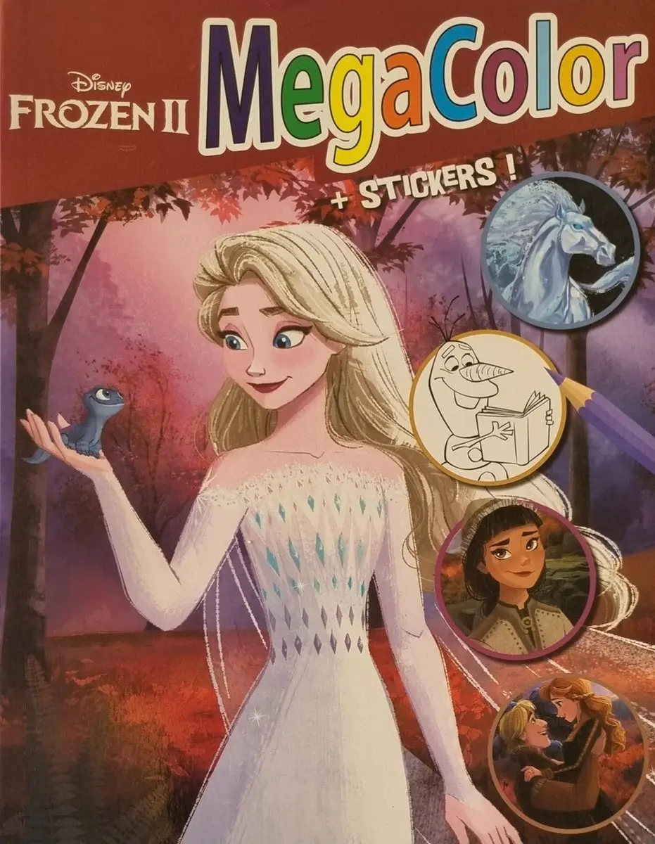 Disney Frozen 2 MegaColor Kleurboek 80 Pagina's