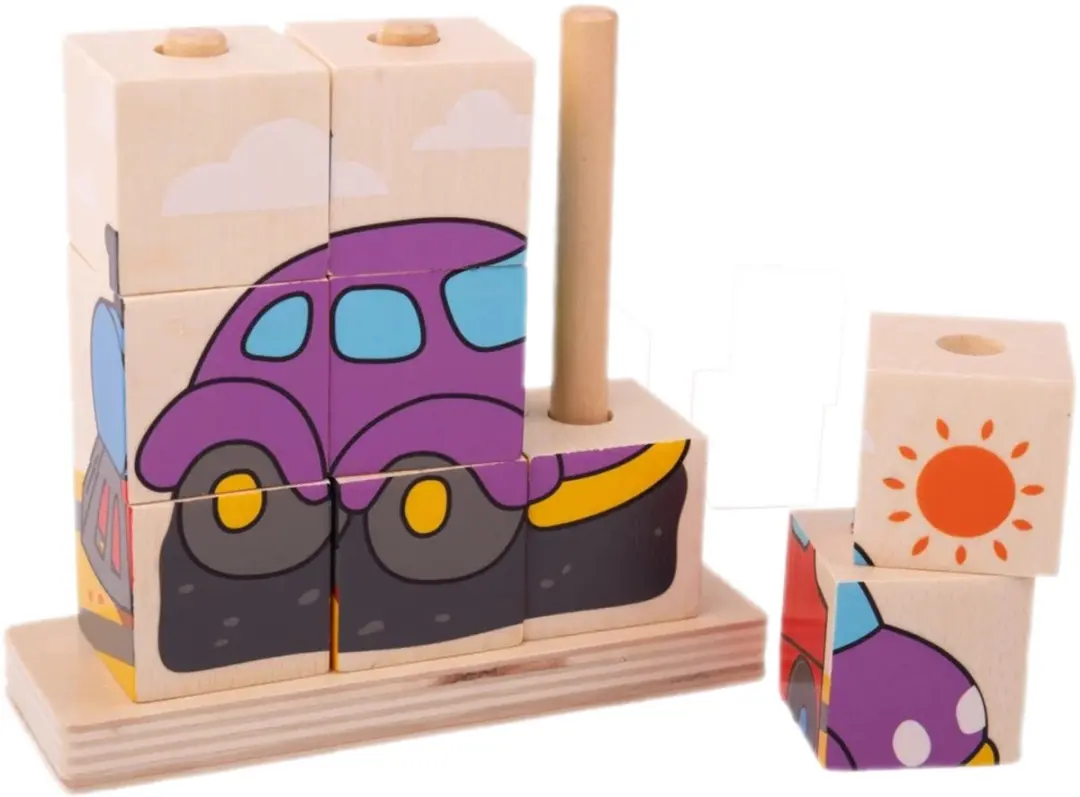 Bigjigs Stapelblokken Transport.