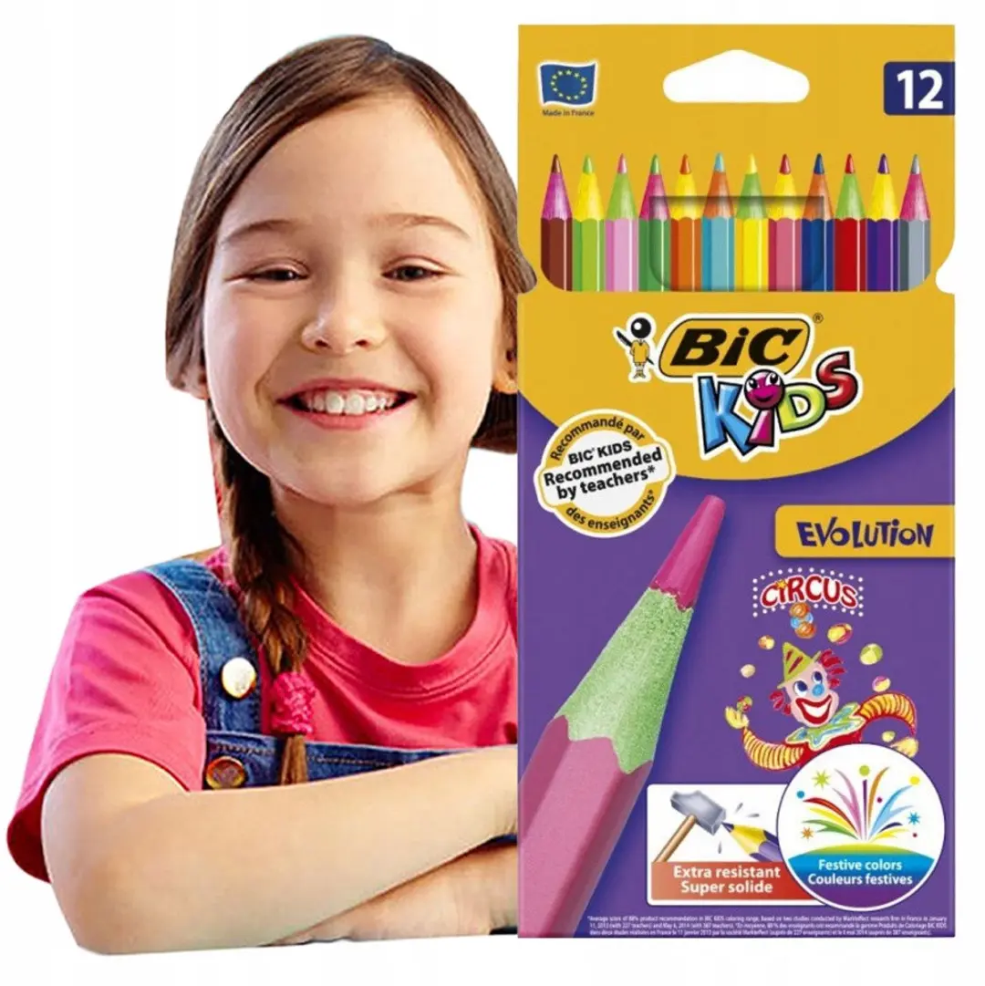 Bic Evolution Kleurpotloden 12 Stuks