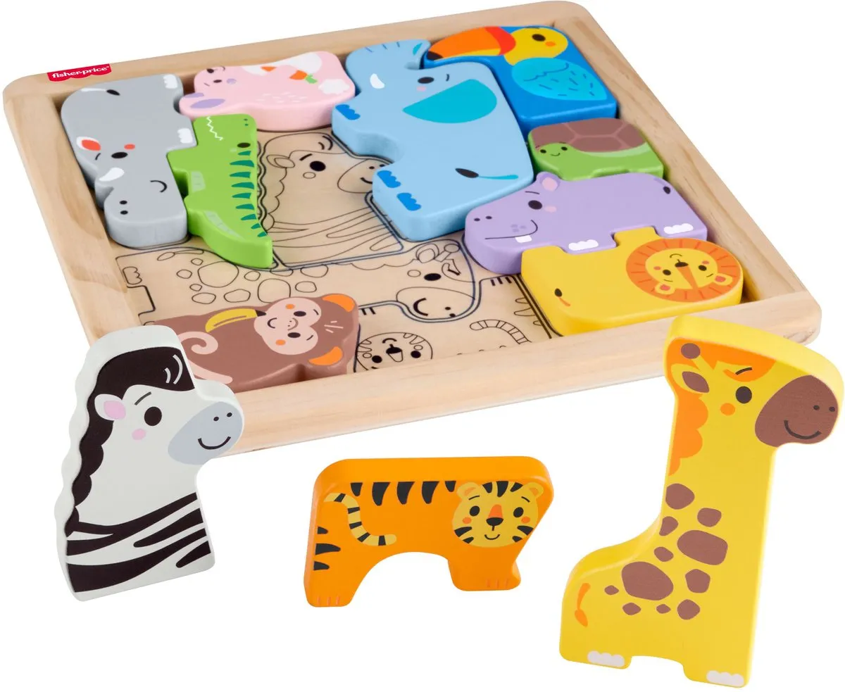 Fisher-Price Houten Dierenpuzzel