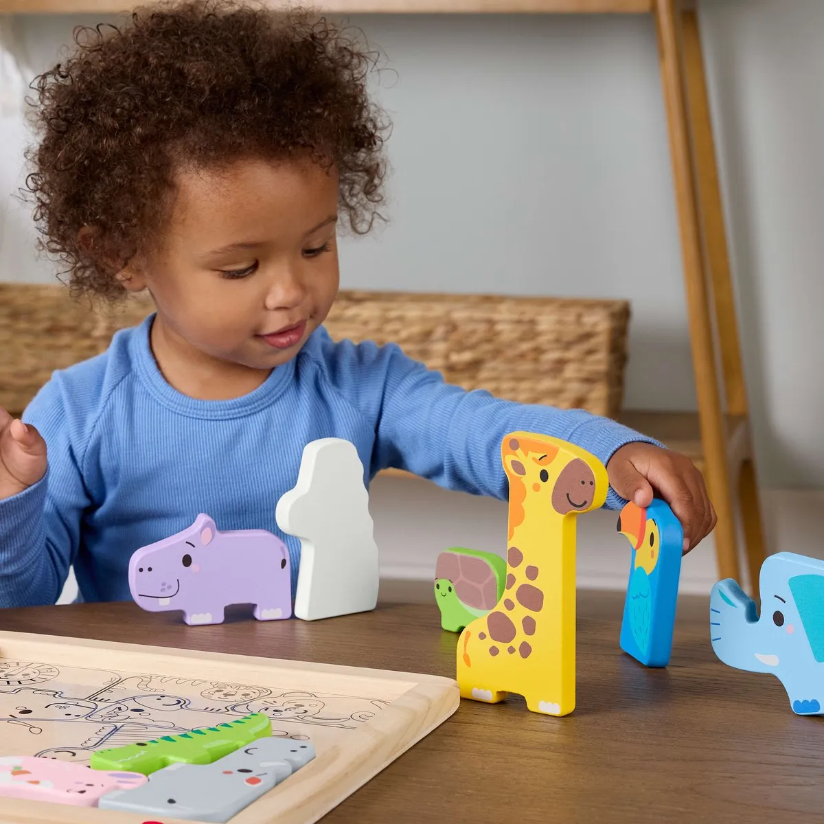 Fisher-Price Houten Dierenpuzzel - Multicolor