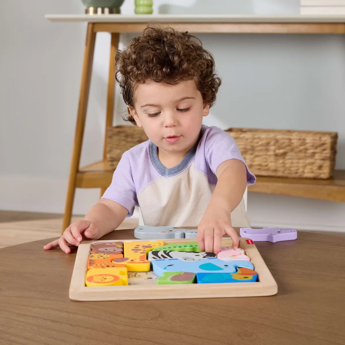 Fisher-Price Houten Dierenpuzzel - Multicolor