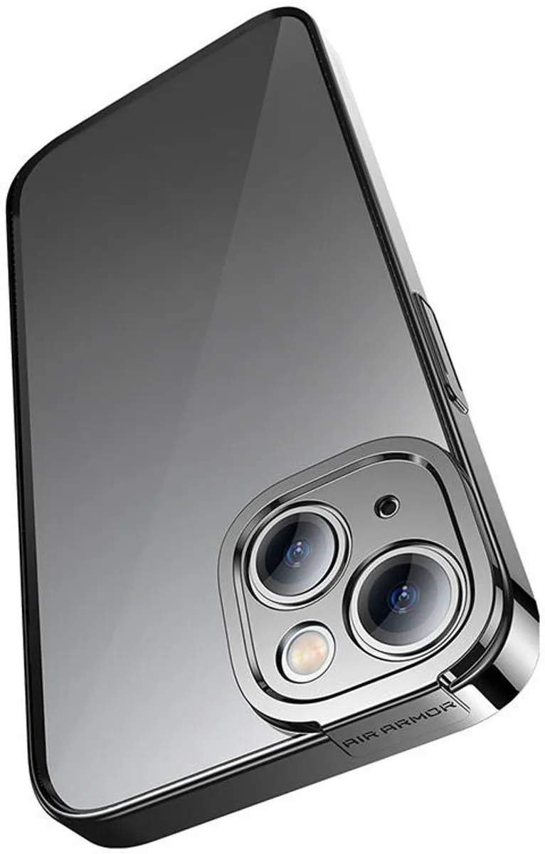 Baseus iPhone 14 Plus Beschermset - Hoesje & Glas - Zwart - afbeelding 4 van 6