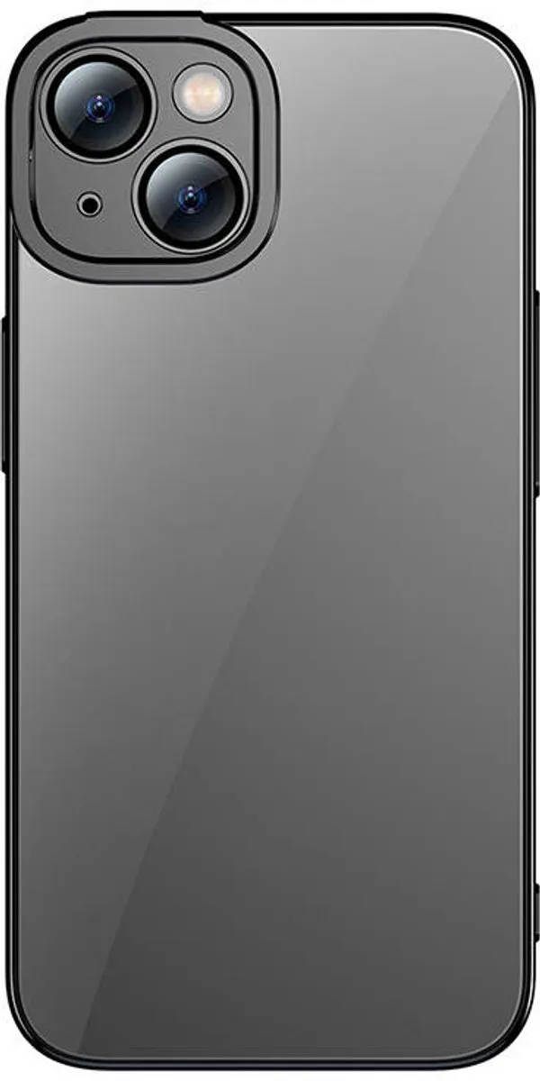 Baseus iPhone 14 Plus Beschermset - Hoesje & Glas - Zwart - afbeelding 5 van 6