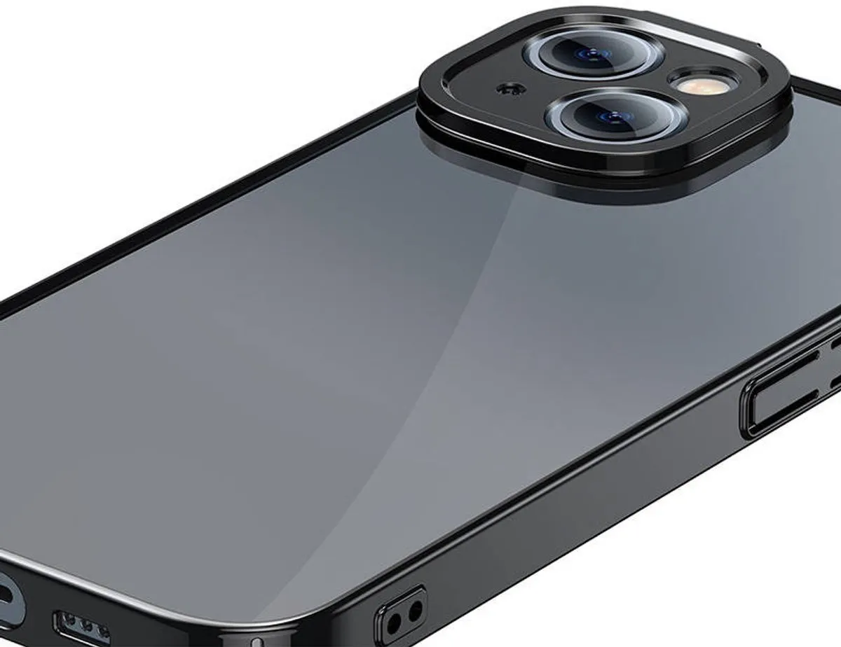 Baseus iPhone 14 Plus Beschermset - Hoesje & Glas - Zwart - afbeelding 2 van 6