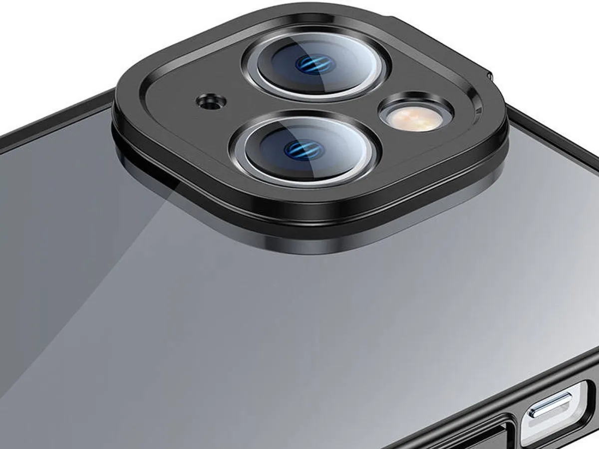 Baseus iPhone 14 Plus Beschermset - Hoesje & Glas - Zwart - afbeelding 6 van 6