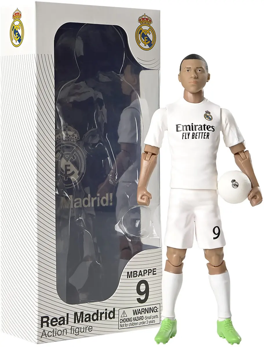 Van der Meulen Socker Real Madrid Kylian Mbappé 20cm - Meerkleurig