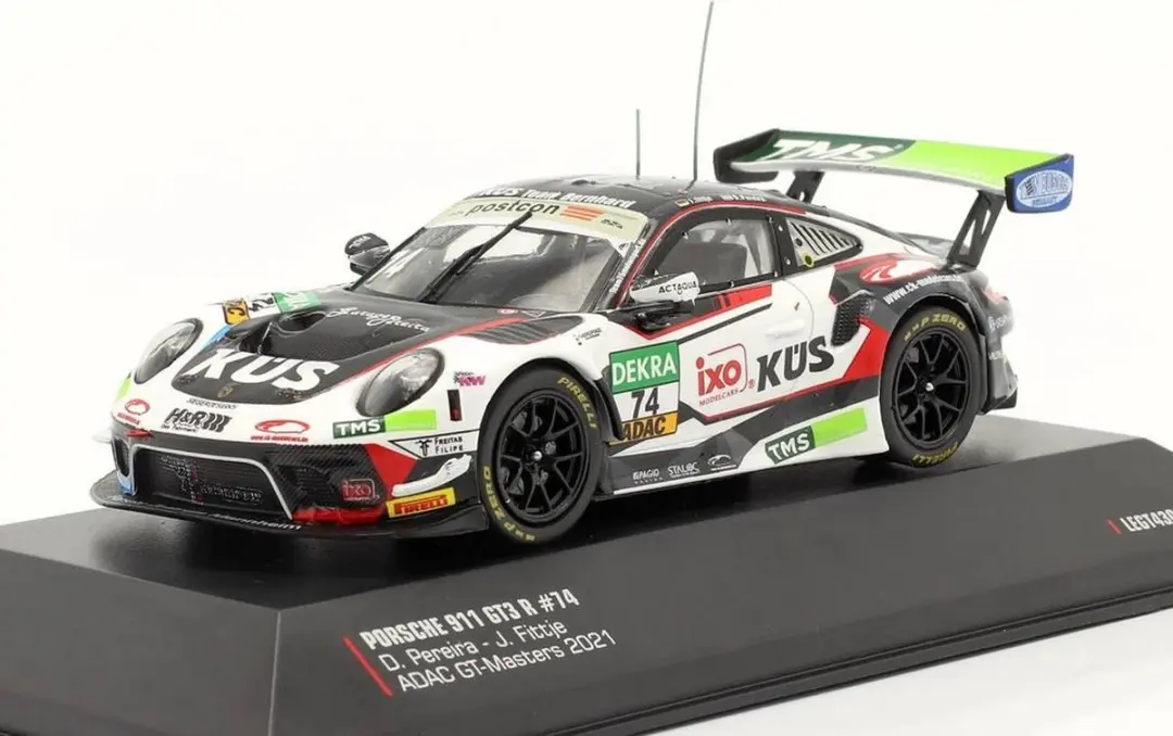 Porsche 911 GT3 R #74 ADAC GT-Masters 2021 IXO Models 1:43 - afbeelding 6 van 6