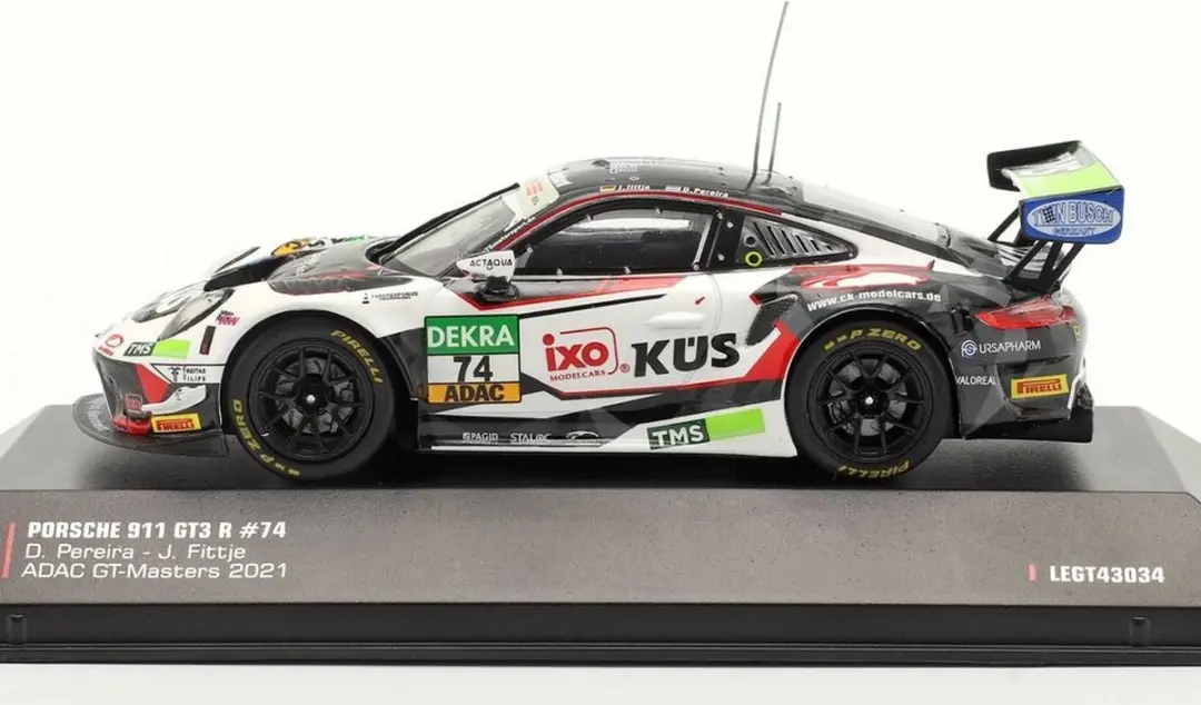 Porsche 911 GT3 R #74 ADAC GT-Masters 2021 IXO Models 1:43