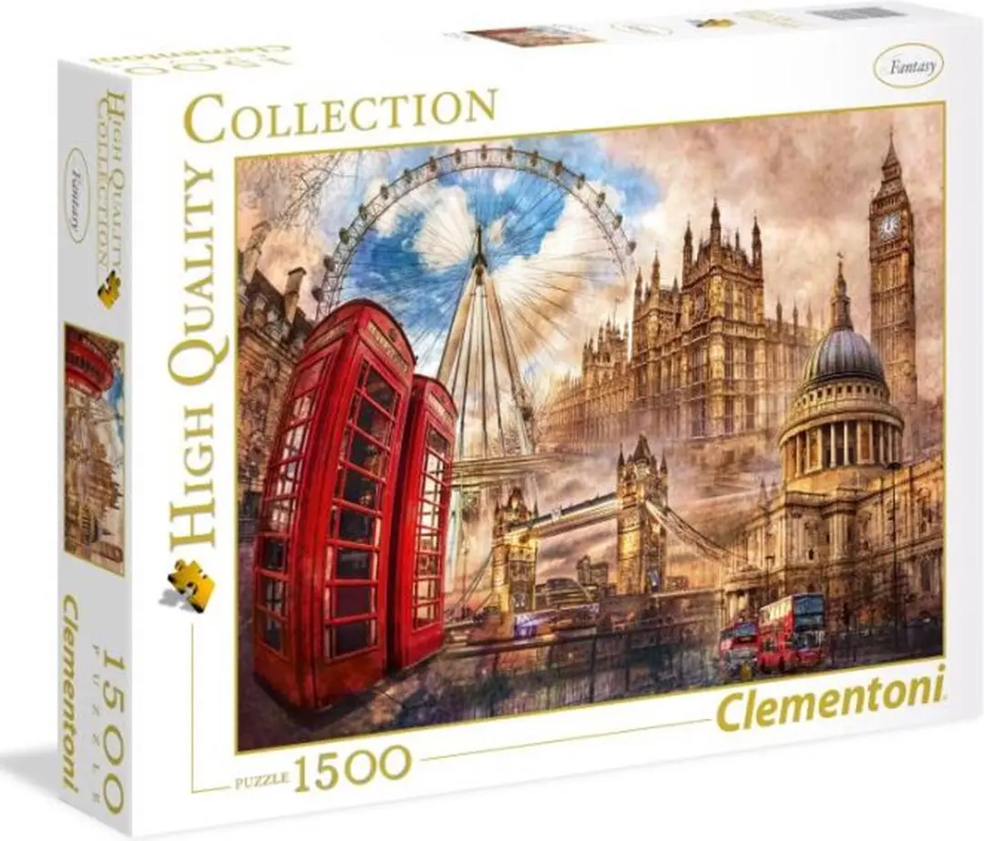 Clementoni Vintage London Puzzel 1500 Stuks - 31807