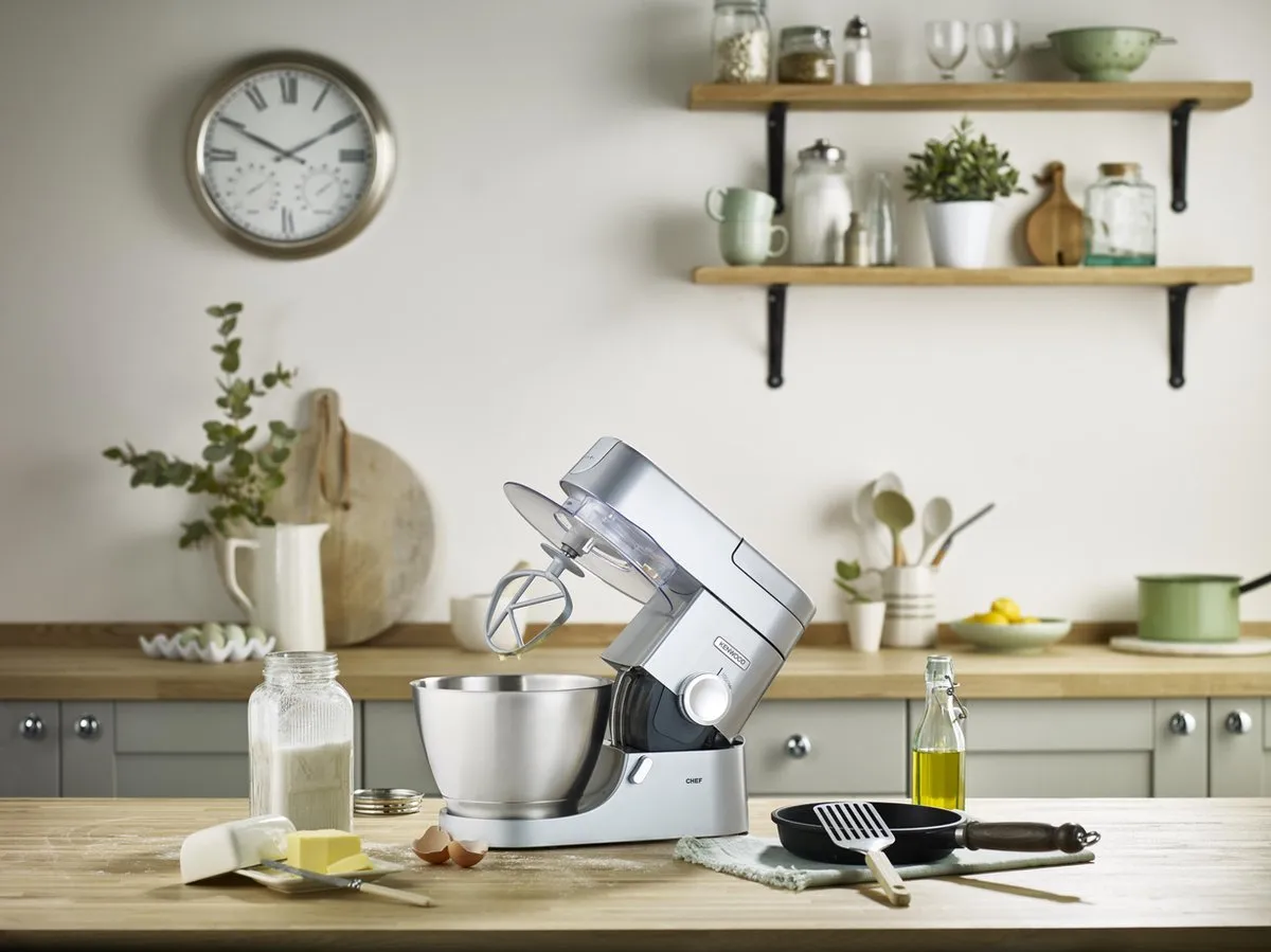 Kenwood Chef Keukenmachine 1000W - 20 Snelheden - Grijs