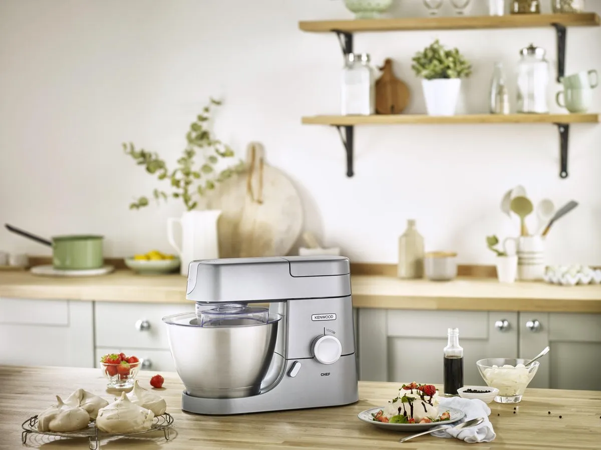 Kenwood Chef Keukenmachine 1000W - 20 Snelheden - Grijs