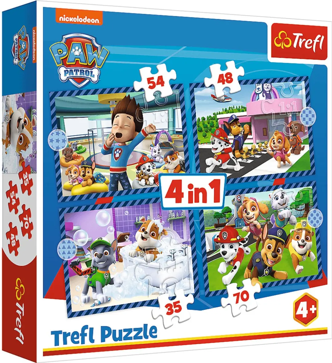 Puzzel 4 in 1 Paw Patrol 35+48+54+70 stukjes (6034650)