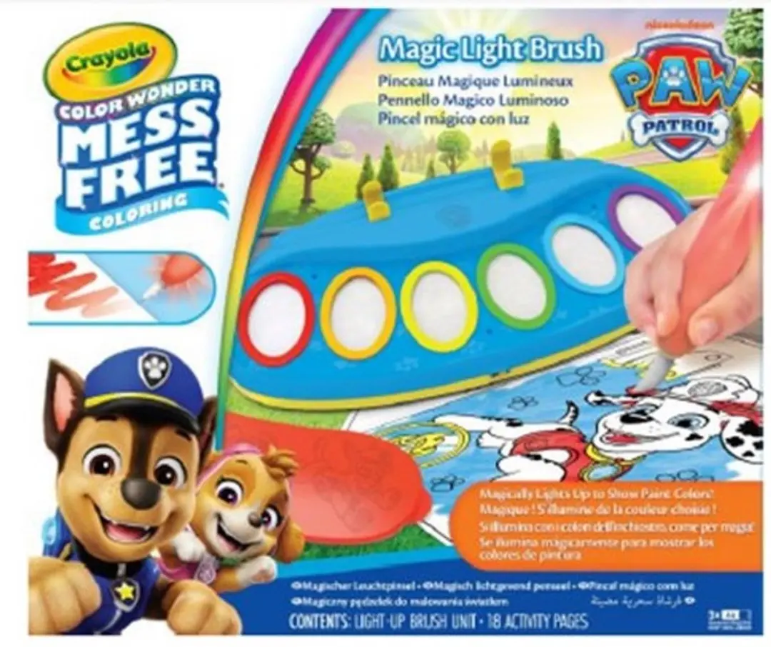 Crayola Color Wonder Magic Light Brush Paw Patrol Verfset