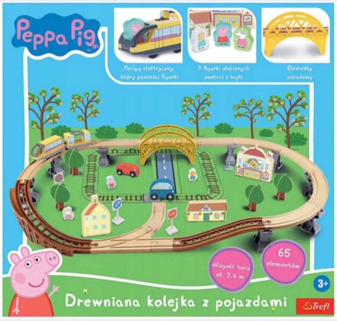 Peppa Pig Houten Treinbaan
