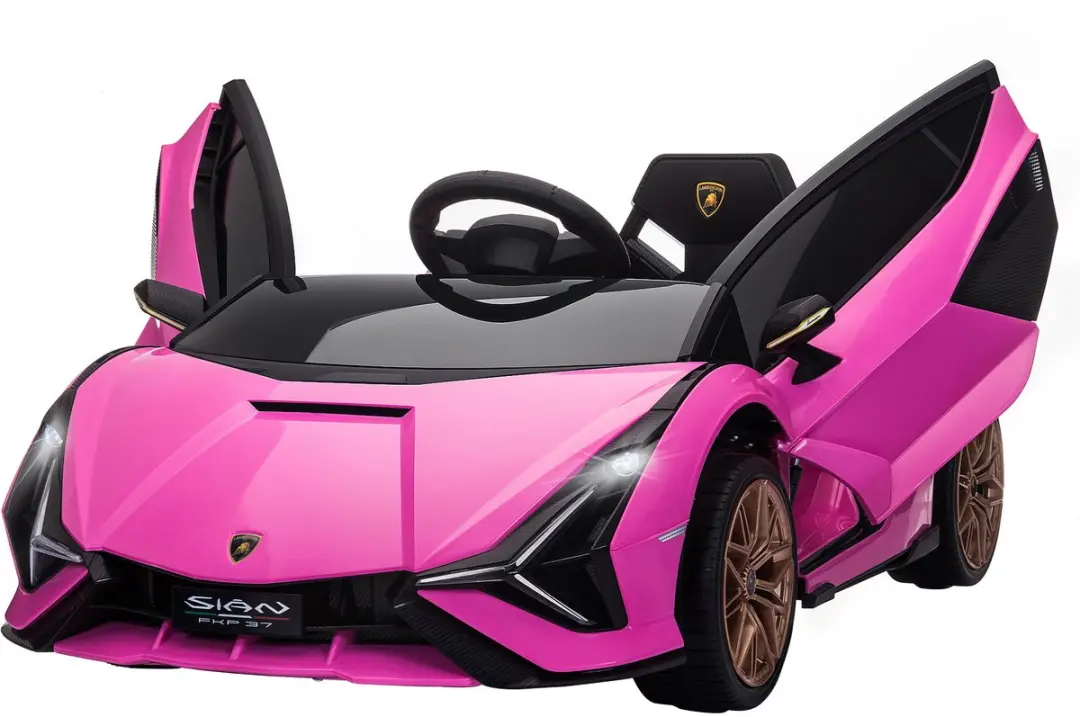 Homcom Rijauto Kunststof Roze 108x62x40cm