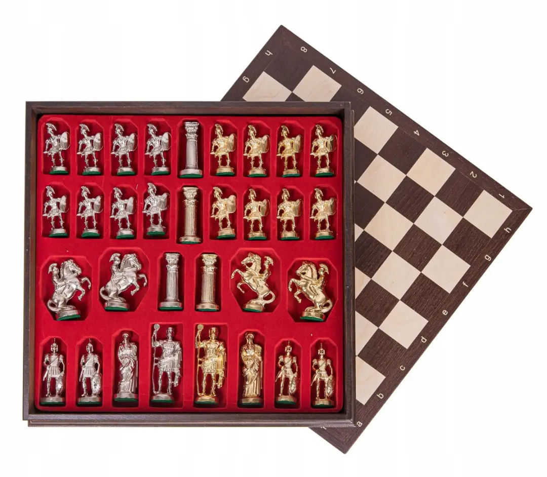 Square Enix Romeinse Schaken Wenge Houten Bord