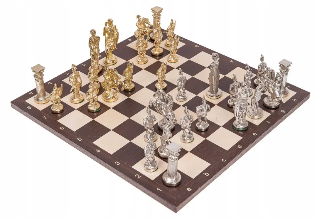 Square Enix Romeinse Schaken Wenge Houten Bord