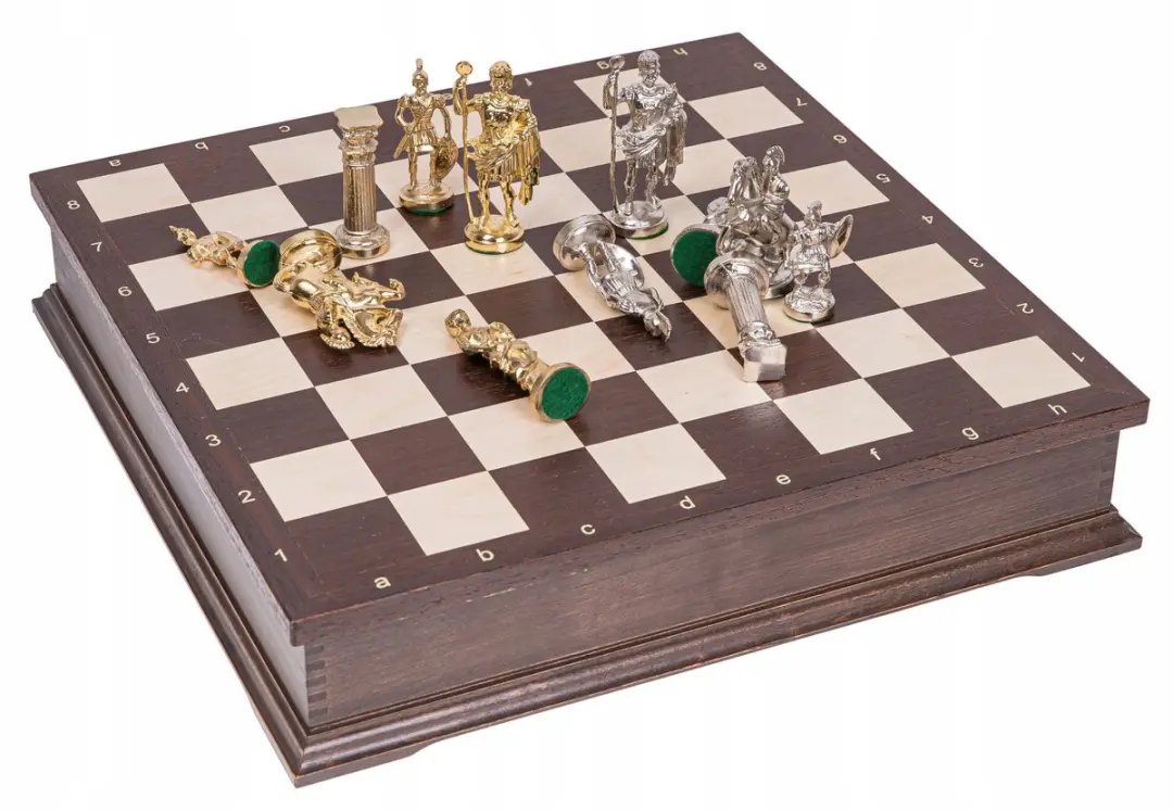 Square Enix Romeinse Schaken Wenge Houten Bord