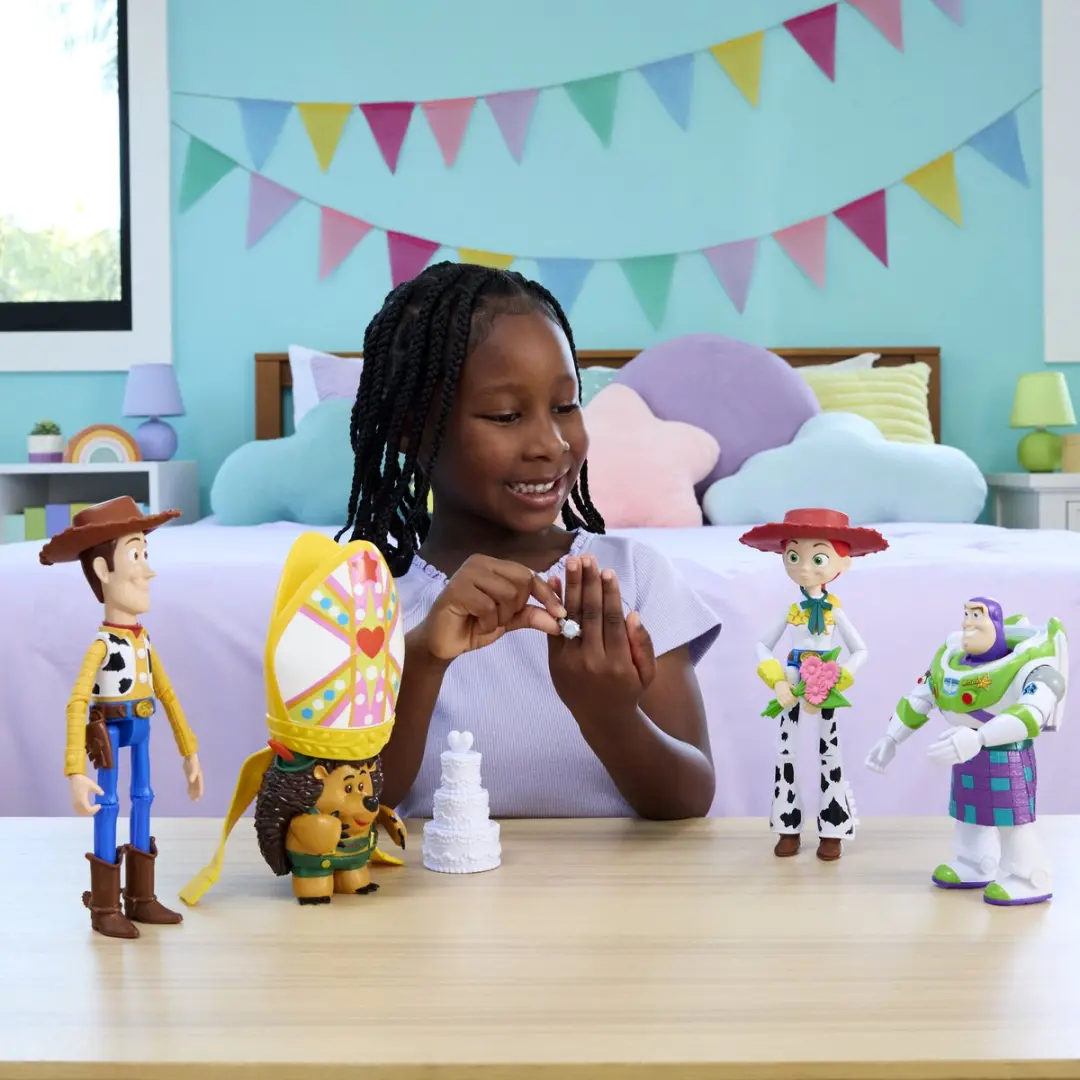 Mattel Disney Toy Story 5 Buzz & Jessie Voor Altijd Speelfiguren - 4 Stuks Meerkleurig