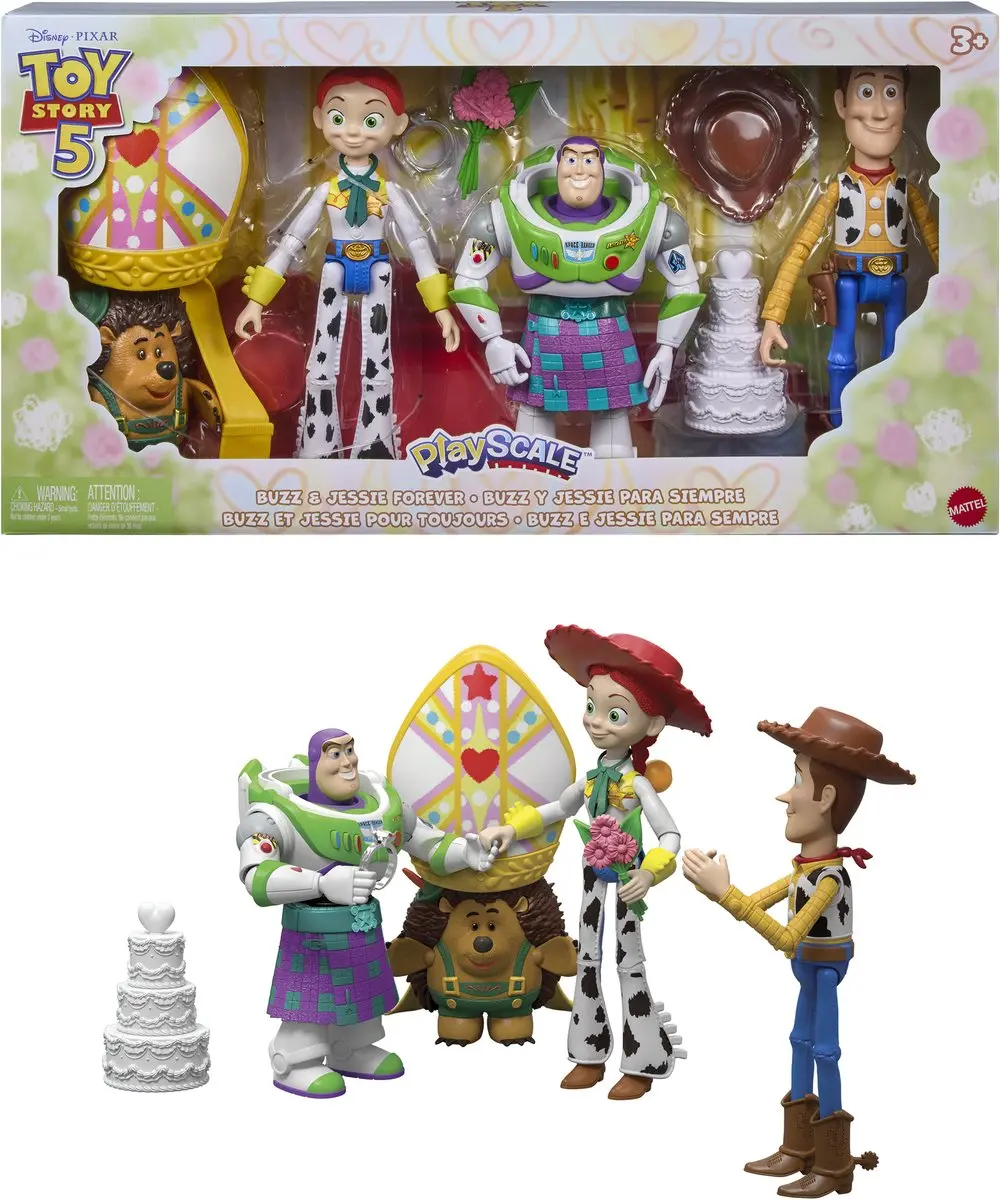Mattel Disney Toy Story 5 Buzz & Jessie Voor Altijd Speelfiguren