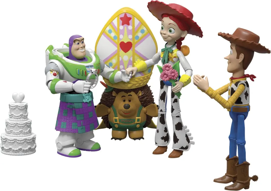 Mattel Disney Toy Story 5 Buzz & Jessie Voor Altijd Speelfiguren - 4 Stuks Meerkleurig