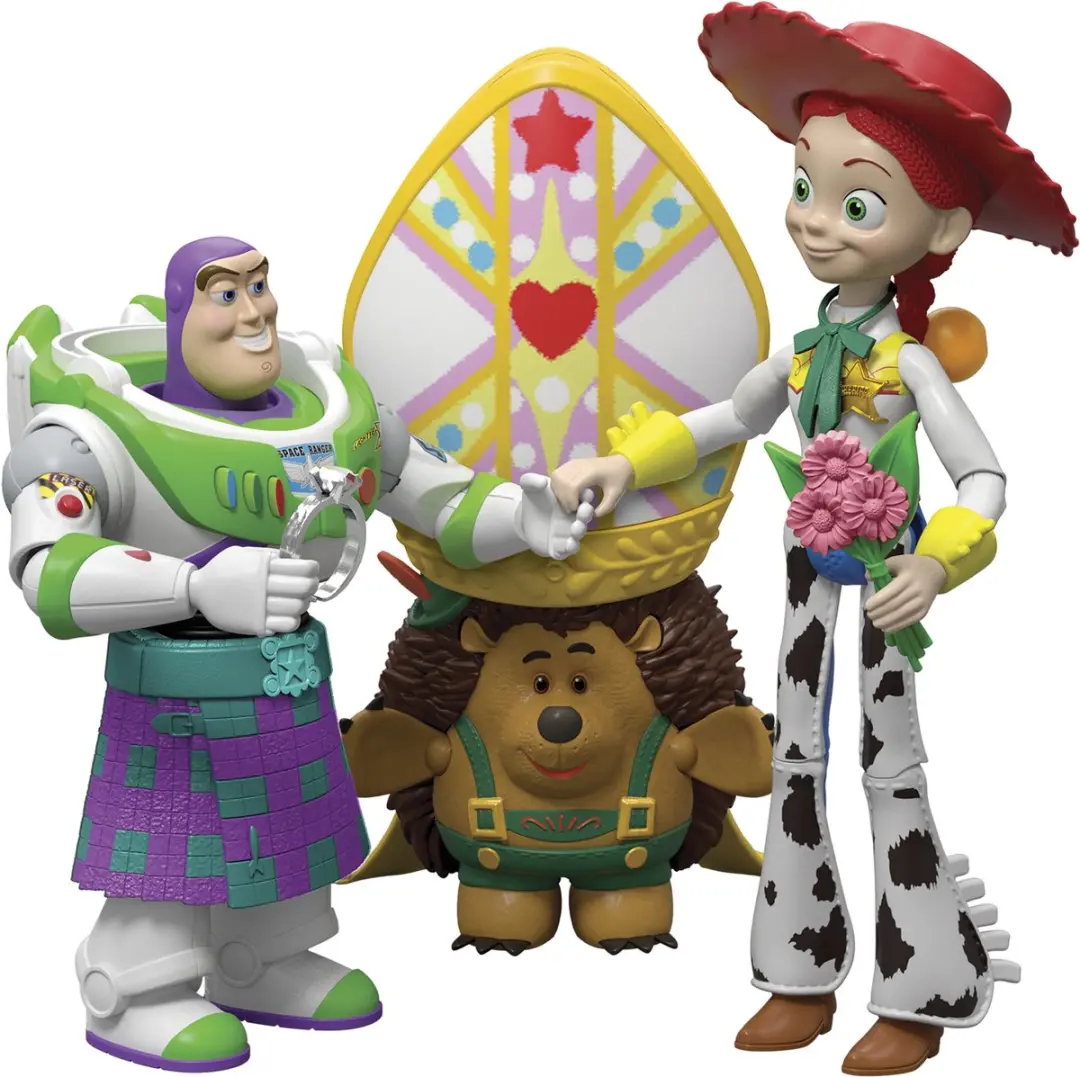 Mattel Disney Toy Story 5 Buzz & Jessie Voor Altijd Speelfiguren - 4 Stuks Meerkleurig