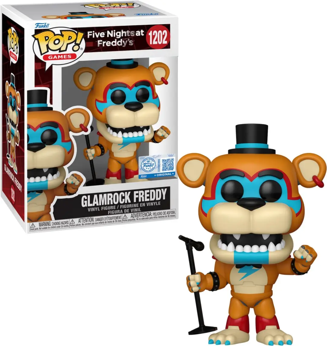 Funko POP! FIVE NIGHTS AT FREDDY'S 1202 Glamrock Freddy Exclusive