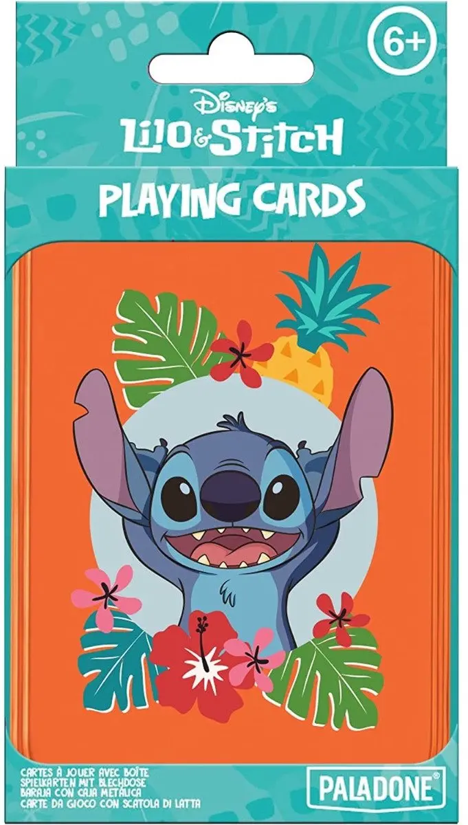 Paladone Disney Stitch Kaartspel PP10961LS - Metaaldoos
