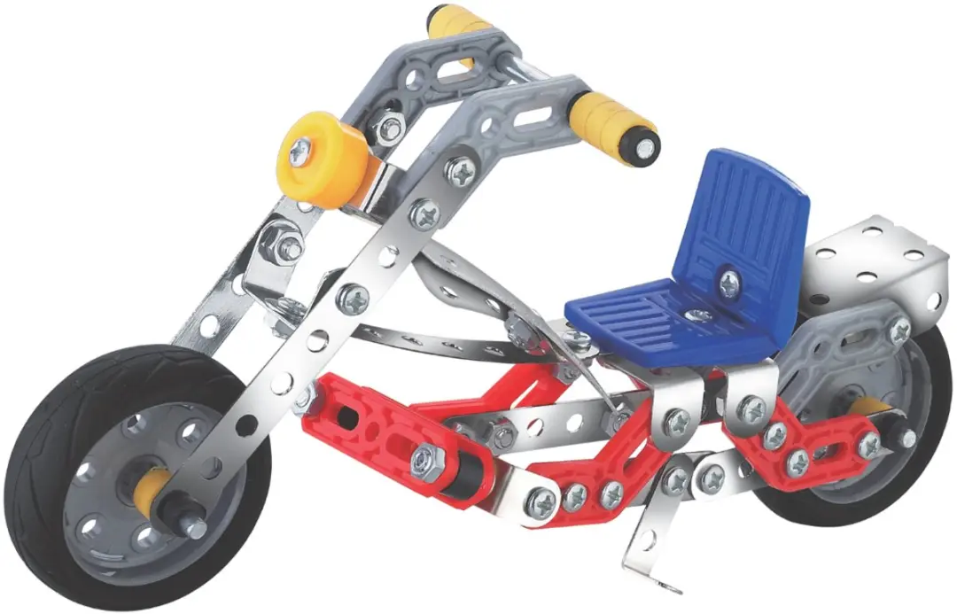 Eddy Toys Metalen Bouwpakket 100 Stuks - Constructiespeelgoed Metaal