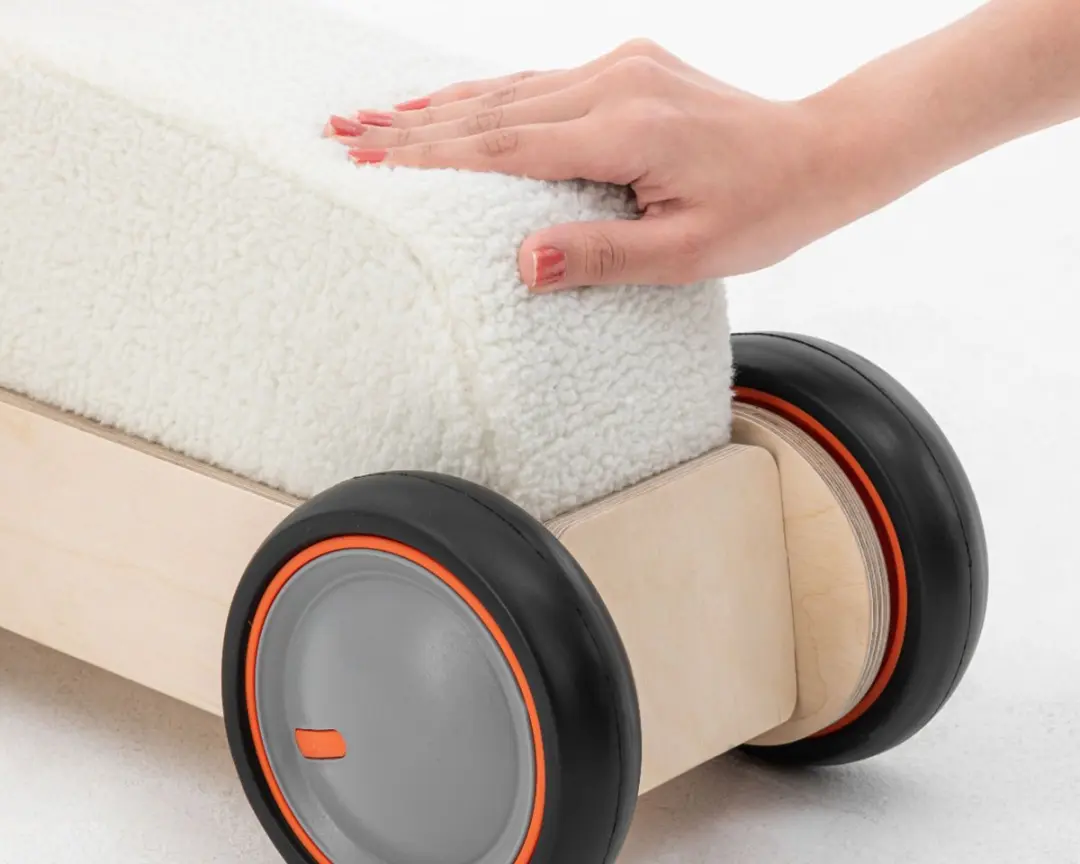 Mamatoyz Houten Loopwagen Koe