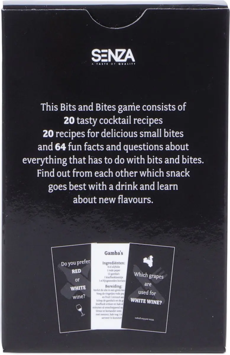 Senza Bits & Bites Cardgame 13049