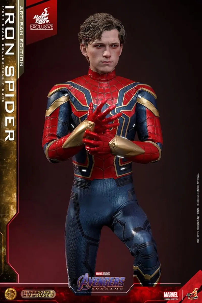 Hot Toys Avengers Endgame Iron Spider Artisan Edition 1/6 Action Figuur - 28cm - Multicolor
