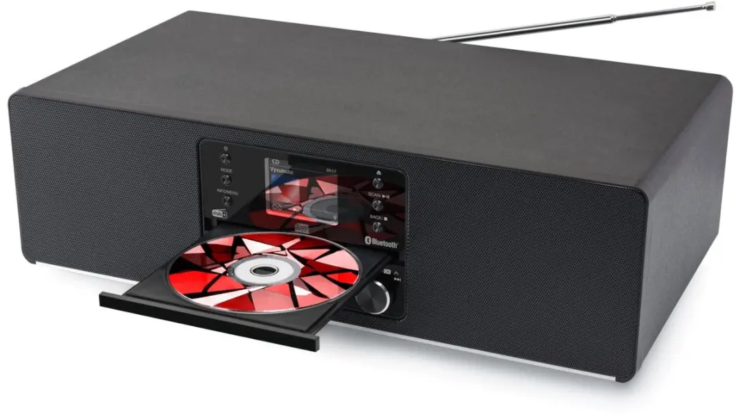 JVC RD-E984B Audiosysteem - Internetradio DAB+/FM - 2x25W - Zwart - afbeelding 4 van 5