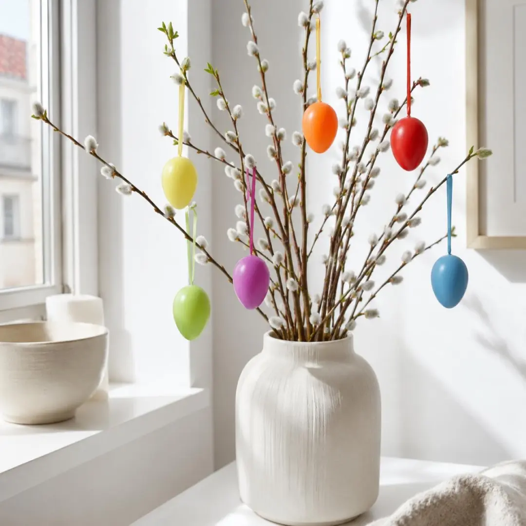 Decoris Paaseieren 18 Stuks - Multi - 6 cm