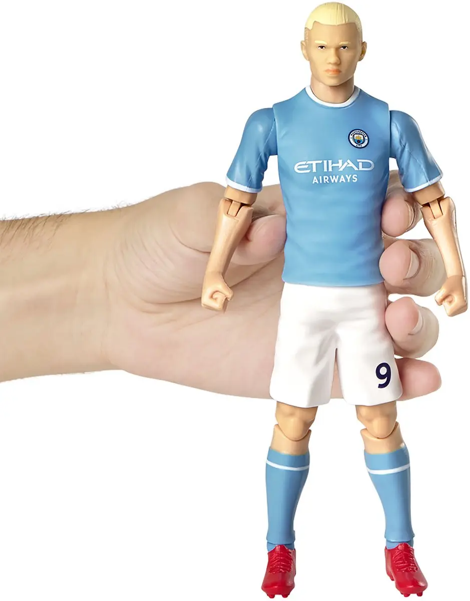 Van der Meulen Voetbalfiguur Manchester City Erling Haaland 20cm - Meerkleurig
