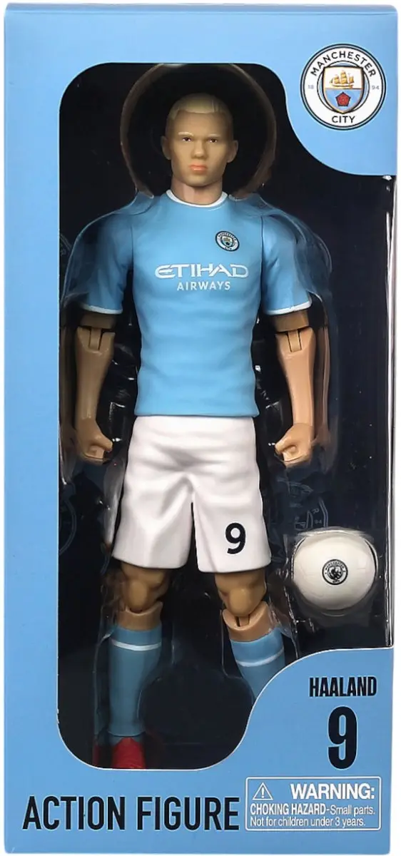 Van der Meulen Voetbalfiguur Manchester City Erling Haaland 20cm - Meerkleurig
