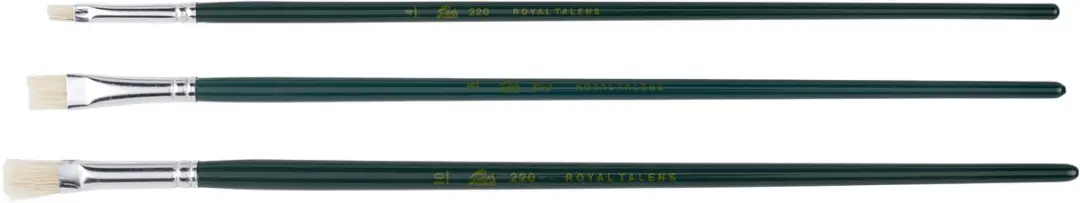 Talens Olie- en Acrylverf Penselenset 220 - 6 Stuks
