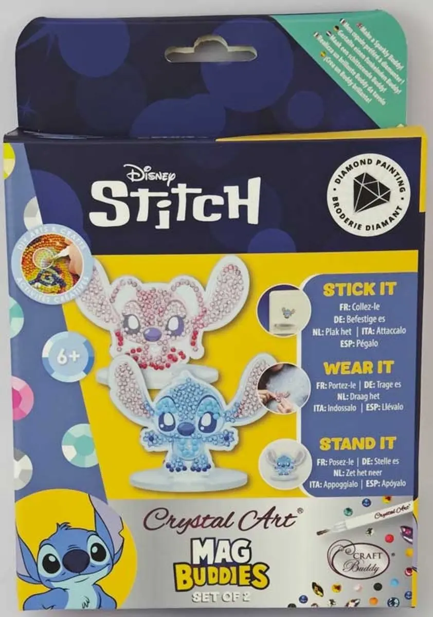 Disney Stitch & Angel Mag Buddies Set