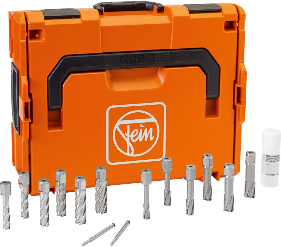 Fein Structural Steel-Set 3/4" Weldon HSS NOVA 50 L-Boxx