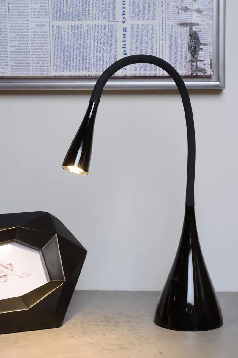 Lucide ZOZY Bureaulamp LED 4W 3000K - Zwart