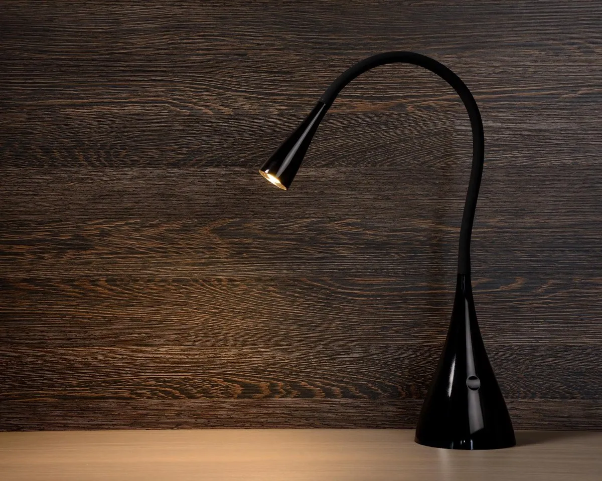 Lucide ZOZY Bureaulamp LED 4W 3000K - Zwart