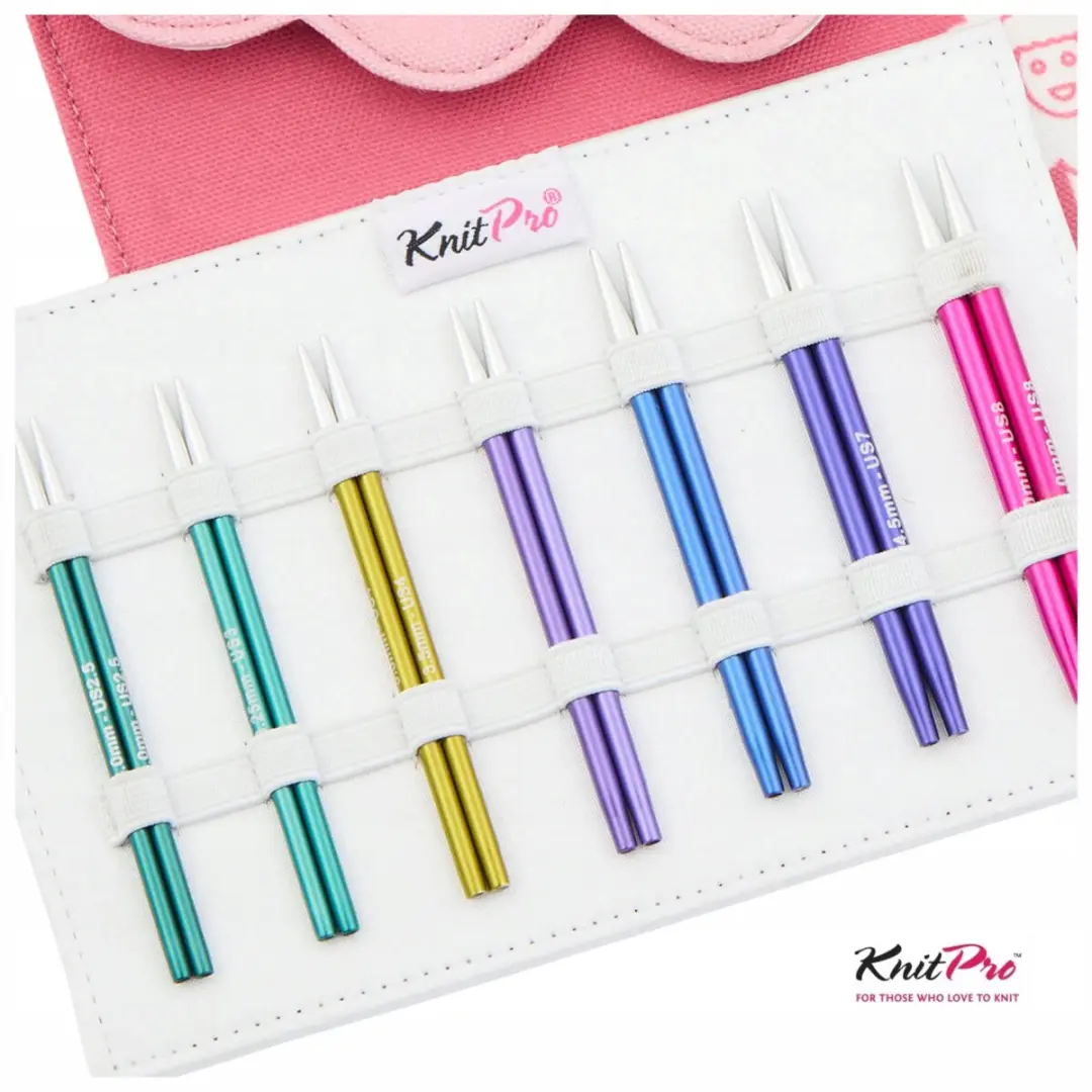 KnitPro Verwisselbare Metalen Breinaalden Set - 10cm
