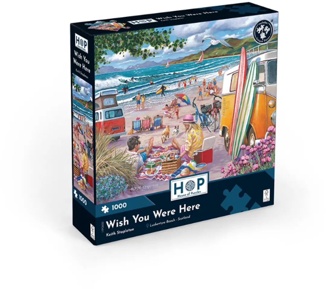 House of Puzzles Wish You Were Here Legpuzzel 1000 Stuks